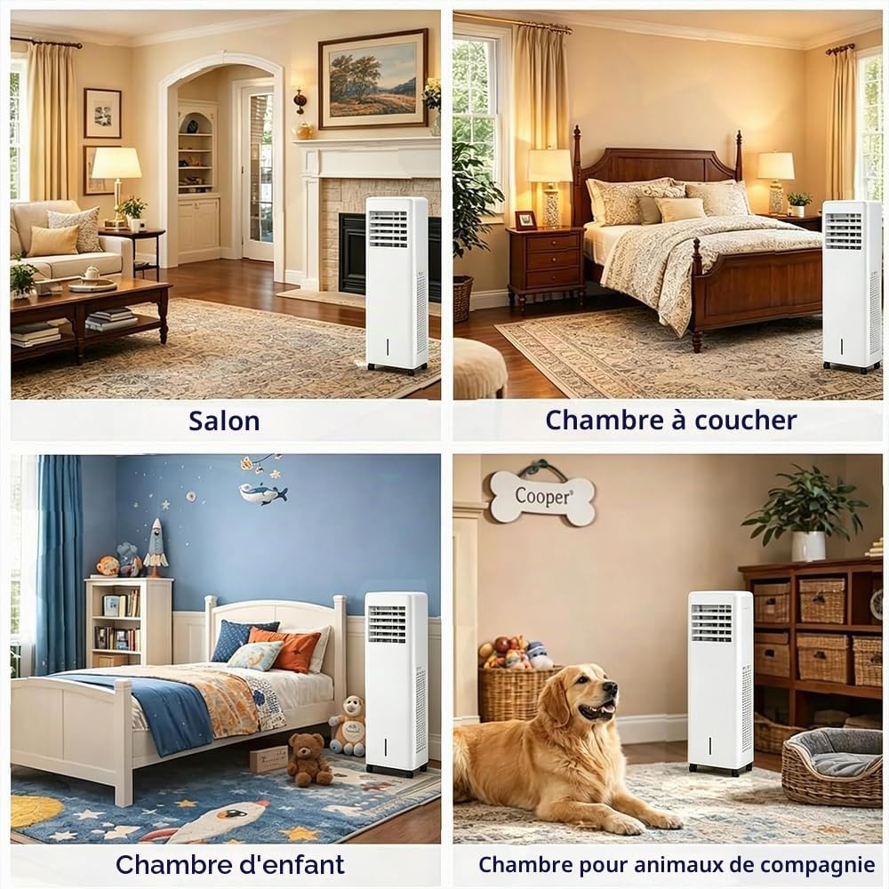 Climatiseur Mobile 11000–11600 BTU 4 en 1 Chaud et Froid