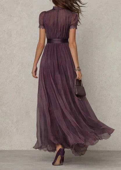 Auréline | Robe Longue Élégance Royale