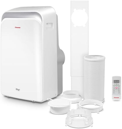 Magic Inventeur Climatiseur portable 12 000 BTU refroidissement, chauffage, déshumidificateur, ventilateur, affichage numérique, télécommande, 3 vitesses, minuterie 24h