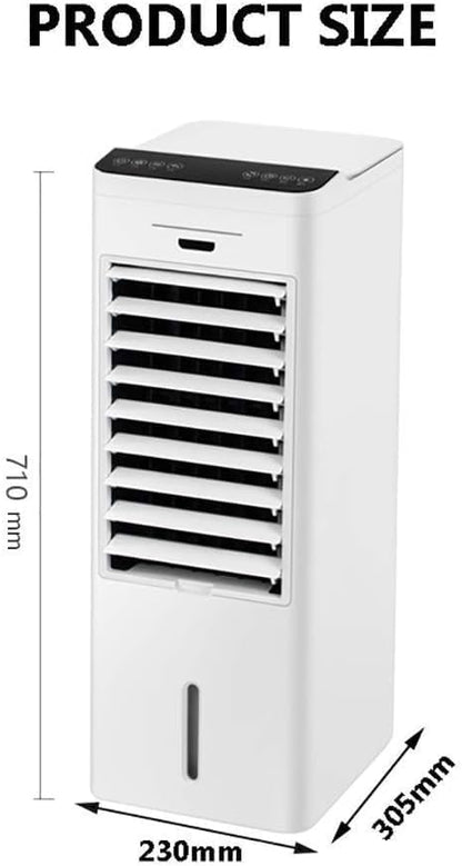 Climatiseur Portable 9000 Btu, 3 En 1 : Ventilateur, Climatiseur Mobile Avec Affichage Led, Télécommande, 3 Vitesses De Ventilation Et Minuterie 24 Heures. White
