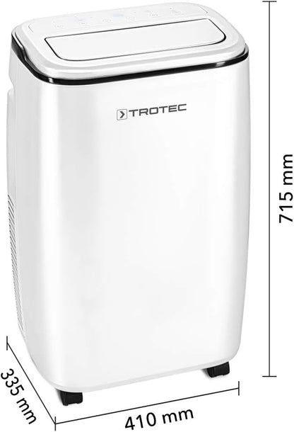 TROTEC Climatiseur local design mobile PAC 3810 S - 3,8 kW | climatiseur 3 en 1