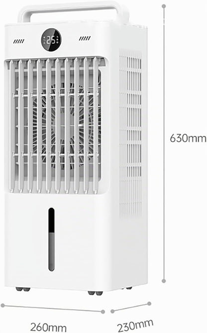 Climatiseur portable 8100, faible consommation d'énergie avec kit d'installation, minuterie, affichage numérique, ventilateur de refroidissement 4 en 1 pour la maison, le bureau, la chambre