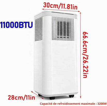 Climatiseur Mobile 11000–11600 BTU 4 en 1 Chaud et Froid