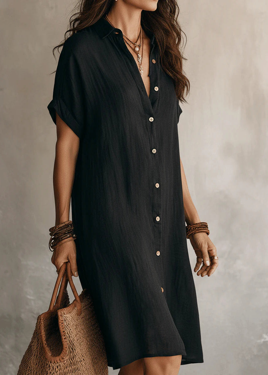 Noélia | Robe Chemise Minimaliste