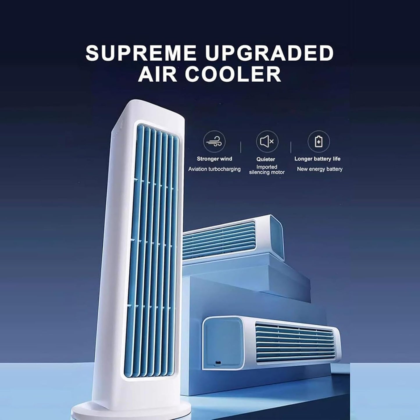Ventilateur climatiseur mural sans fil économe en énergie - Installation sans perçage - Convient pour la chambre à coucher et la cuisine - Avec télécommande (blanc-prise)
