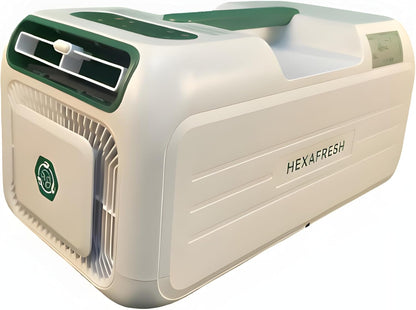 HEXAPRO+ Climatiseur Portable avec Chauffage d’Appoint pour Studio, Chambre, Camping-Car & Van – 4800 BTU, Gaz R290, Mode Turbo, Déshumidificateur & Ventilateur, jusqu’à 15 m²