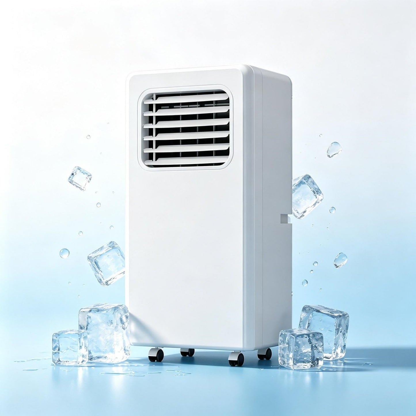 Climatiseur Portable, unité de climatisation puissante 18000BTU | Climatiseur sur pied haute performance ; refroidit jusqu'à 51 m² ; climatiseur portable pour salon et salle de sport.