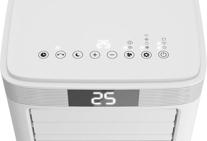 Olimpia Splendid - 02474 Dolceclima 10 HP WiFi Climatiseur portable - 10 000 BTU/h, capacité nominale 2,6 Kw, avec télécommande et WiFi intégré, Gaz naturel R290, Blanc