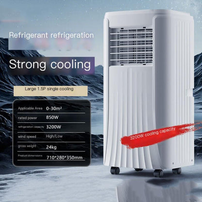 Climatiseur portable 12 000 BTU, refroidissement et déshumidificateur, 2 réglages de vitesse, minuterie 24h, kit de fenêtre, oscillation à 120 ° pour pièces jusqu'à 300 m²