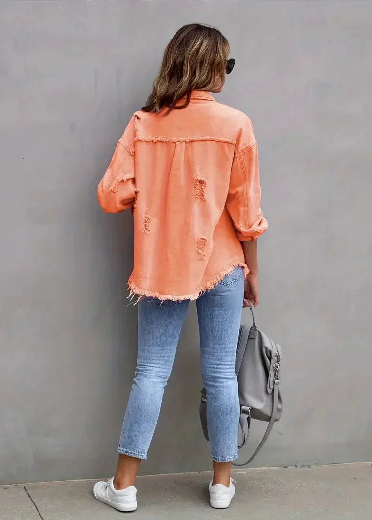 Mi-saison Denim Jacket