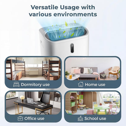 LIFEZEAL Climatiseur Mobile, Climatiseur Portable avec Fonctions Refroidissement, Chauffage, Déshumidification et Ventilation, Télécommande/Wi-Fi, Minuterie 24H (Style4-12000 BTU)