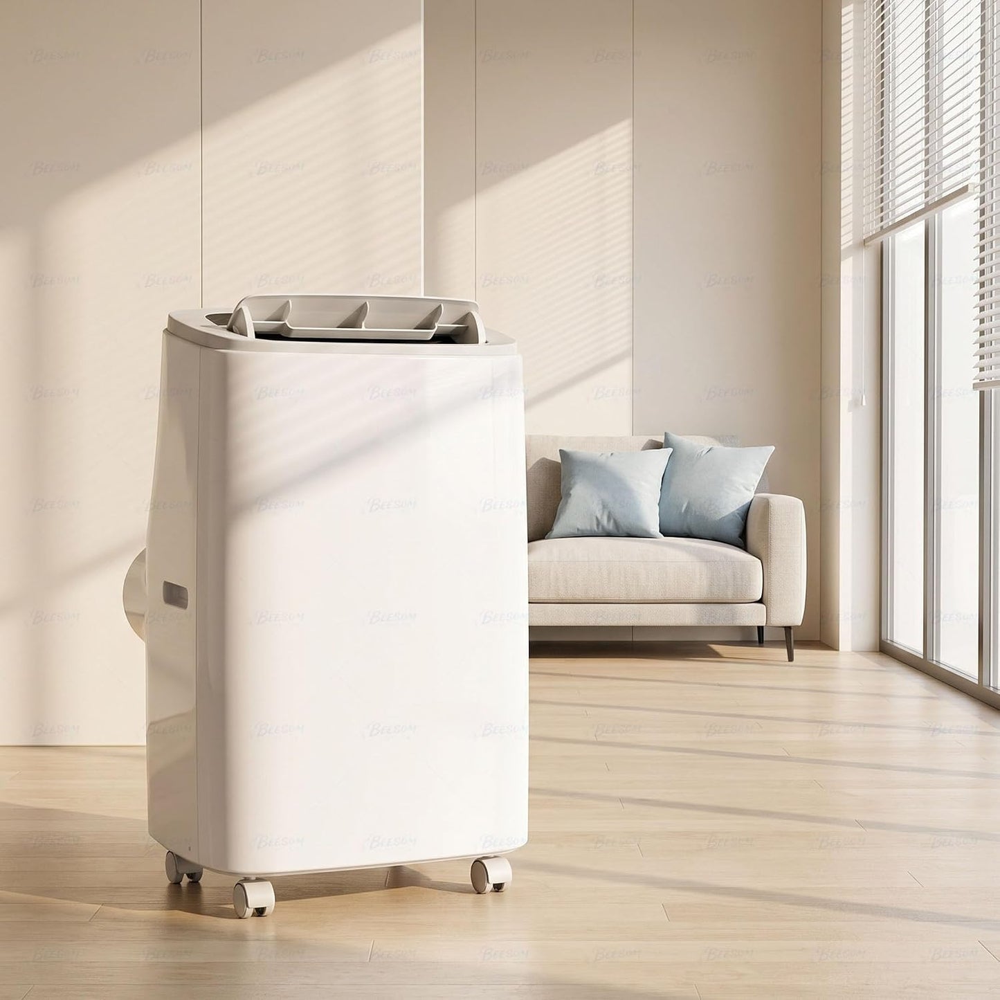 Clim Mobile 18000 Btu Refroidissement Chauffage 9000BTU | Déshumidification Ventilation, Débit Air élevé, Structure Robuste Adapté Salon Grande Pièce Domestique