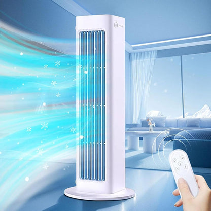 Ventilateur climatiseur mural sans fil économe en énergie - Installation sans perçage - Convient pour la chambre à coucher et la cuisine - Avec télécommande (blanc-prise)