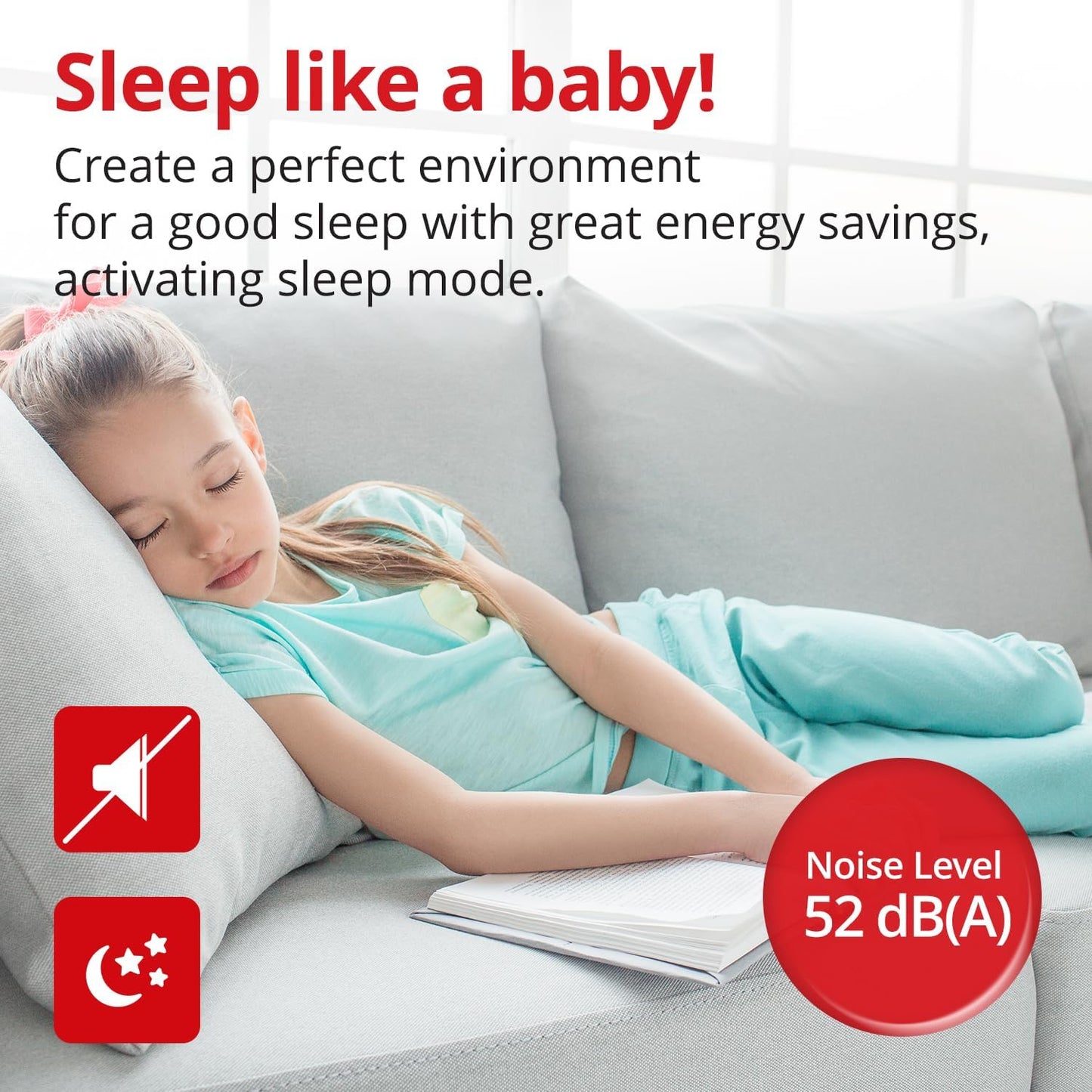 Magic Inventeur Climatiseur portable 12 000 BTU refroidissement, chauffage, déshumidificateur, ventilateur, affichage numérique, télécommande, 3 vitesses, minuterie 24h