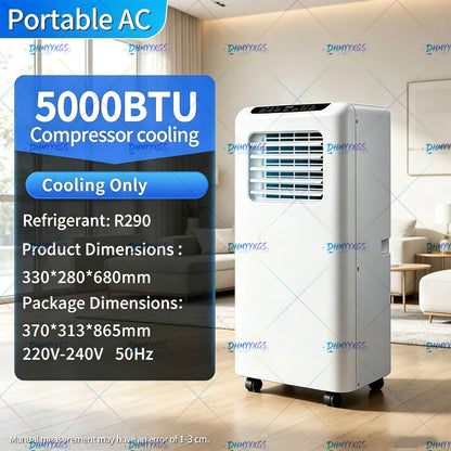 Clim Mobile 18000 Btu Refroidissement Chauffage 9000BTU | Déshumidification Ventilation, Débit Air élevé, Structure Robuste Adapté Salon Grande Pièce Domestique