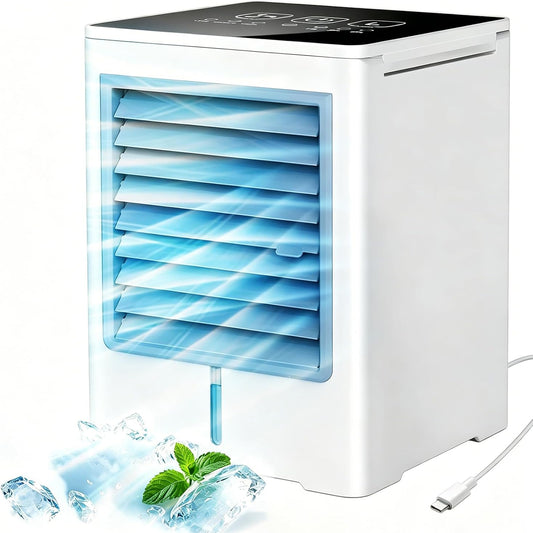 Mini Climatiseur Mobile 3-en-1 – 470 ml (USB)