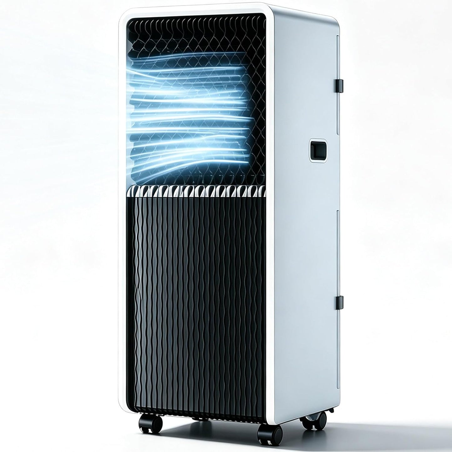 Climatiseur Portable 12000 BTU avec Télécommande Unité AC Mobile 3 en 1 pour Salon Bureau À Domicile Salle De Sport Garage Refroidissement Rapide pour Grands Espaces Jusqu'à 320 M² 12000BTU