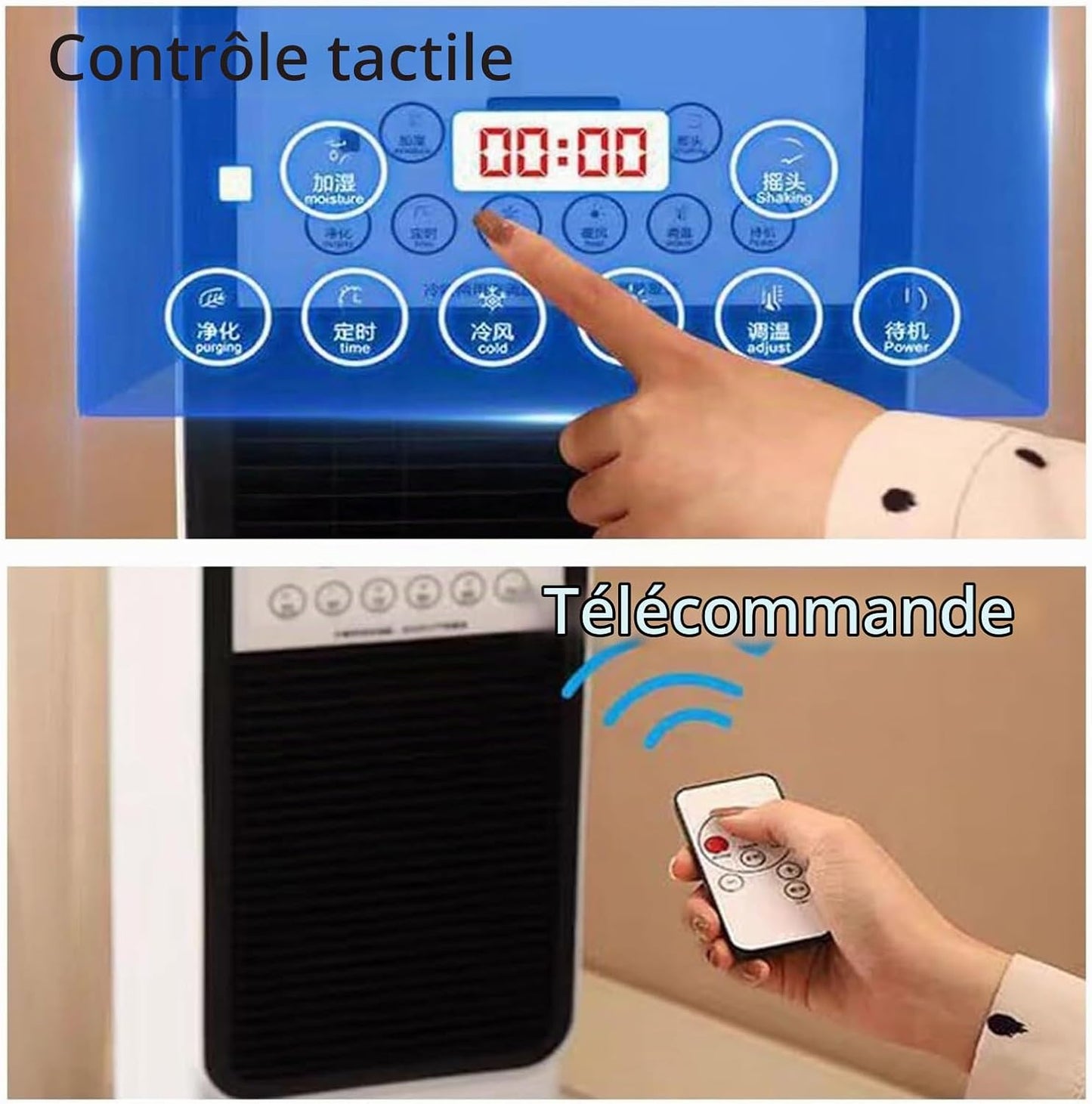 12000 BTU Portable Climatiseur Unité avec télécommande