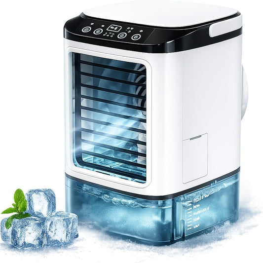 Mini Climatiseur Mobile 900ml – Rafraîchisseur d’Air Silencieux & Brumisateur