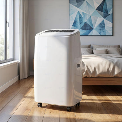Clim Mobile 18000 Btu Refroidissement Chauffage 9000BTU | Déshumidification Ventilation, Débit Air élevé, Structure Robuste Adapté Salon Grande Pièce Domestique