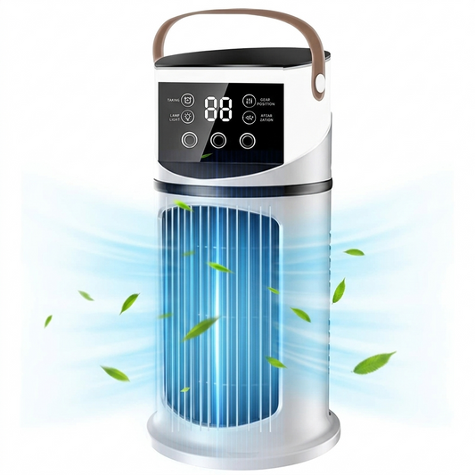 Mini Climatiseur Portable Oscillant avec Poignée