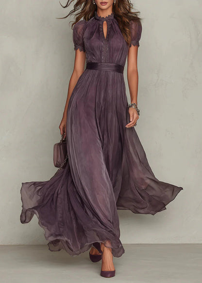 Auréline | Robe Longue Élégance Royale